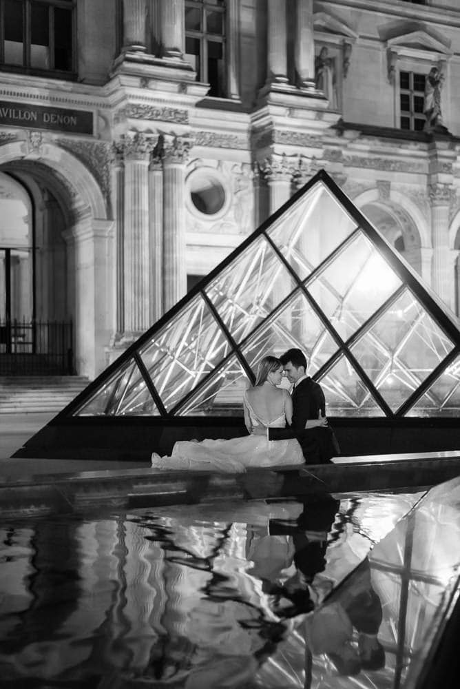 Night pictures in Paris are magical - starting time at sunset Night pictures in Paris are magical - starting time at sunset