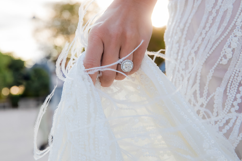 wedding ring elopement in paris by daniel